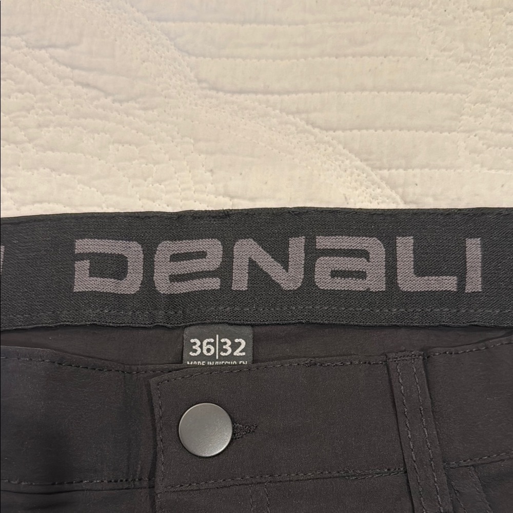 Solid Black Straight Leg Pants - Picture 2 of 4